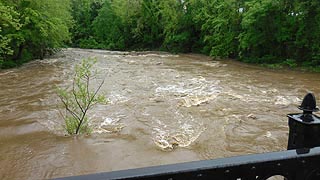 [photo, Patapsco River at foot of Main St., Ellicott City, Maryland]