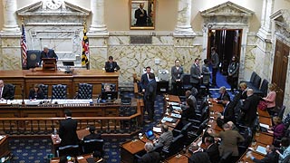 [photo, House of Delegates Chamber, State House, Annapolis, Maryland]