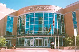 [photo, Baltimore City Juvenile Justice Center, 300 North Gay St., Baltimore, Maryland]