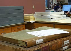 [photo, Conservation Lab, State Archives, Annapolis, Maryland]