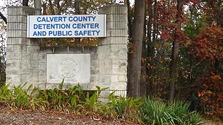 [photo, Detention Center and Public Safety sign, 315 Stafford Road, Barstow, Maryland]