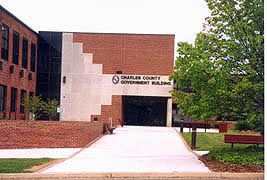 [photo, Charles County Government Building, 200 Baltimore St., La Plata, Maryland]