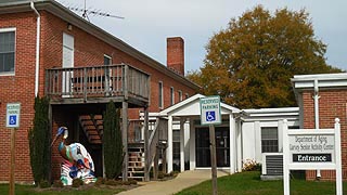 [photo, Department of Aging and Human Services, Garvey Senior Center, 41780 Baldridge St., Leonardtown, Maryland]