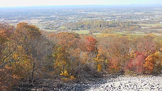 [photo, Boonsboro, view from Washington Monument, Washington Monument State Park, Boonsboro (Washington County), Maryland]