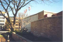 [photo, City Hall (view from Vinson St.), 111 Maryland Ave., Rockville, Maryland]